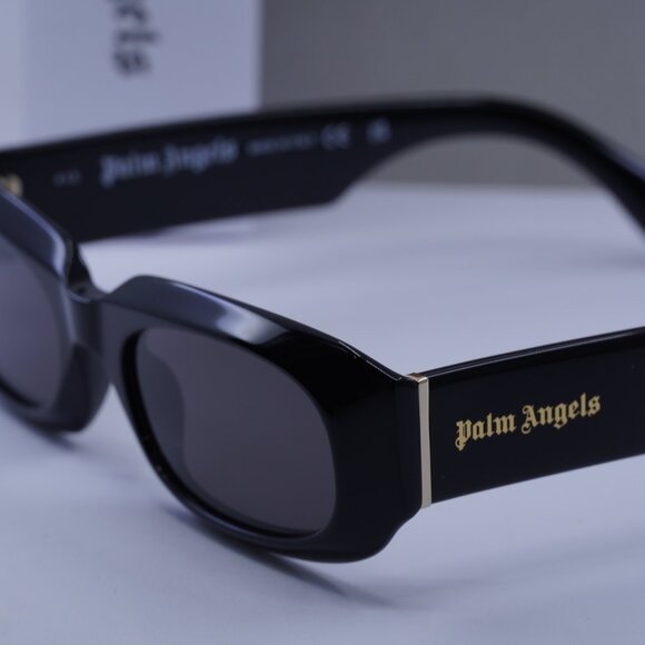 Palm Angels PERI104 NOAH 1007 Rectangle Sunglasses - Black/Grey - Picture 8 of 9